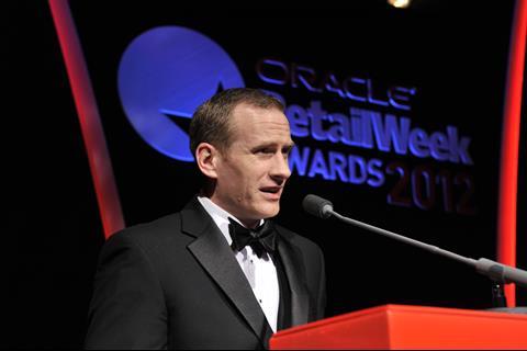 Retail Week Editor-in-Chief presented the award for growing retailer